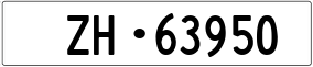 Truck License Plate